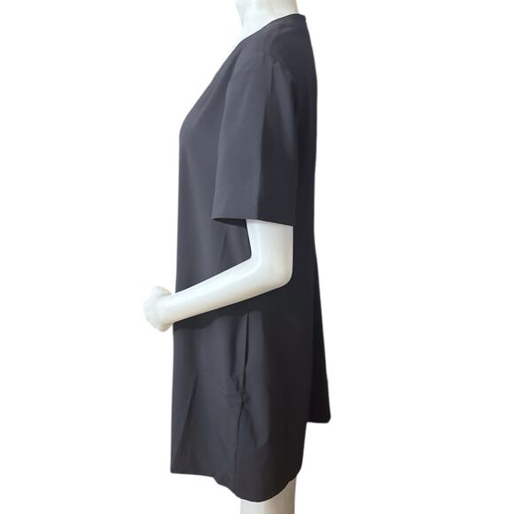 M.M.LaFleur The Corrie Dress- OrigamiTech Cool Charcoal Size Large - Picture 2 of 10